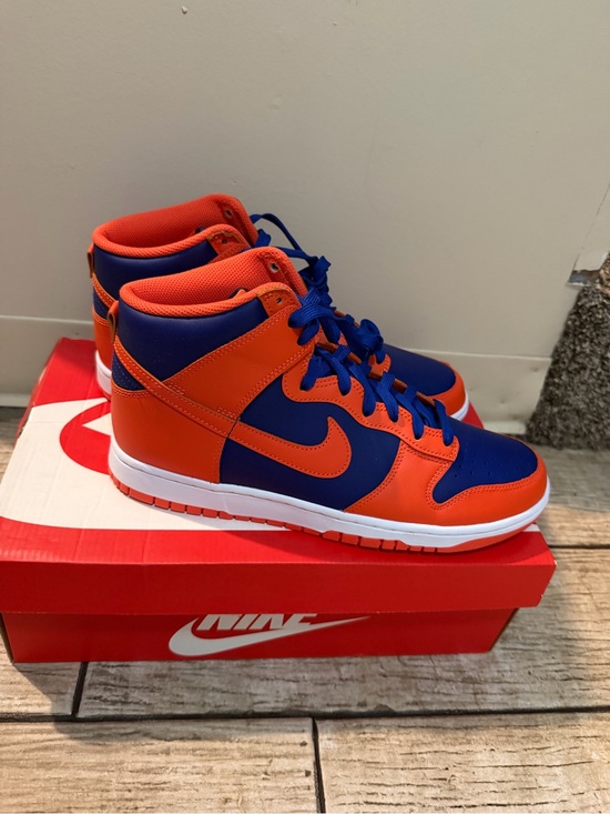 Nike Other - Nike Dunk High Retro Sneakers in Orange/Blue. New York Knicks colors. Size 10.5.